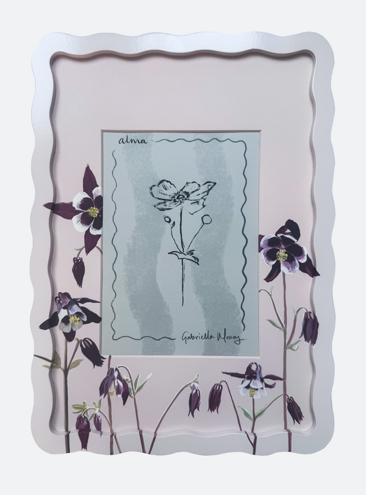 Alma Frames x Gabriella Moxey Aquilegia