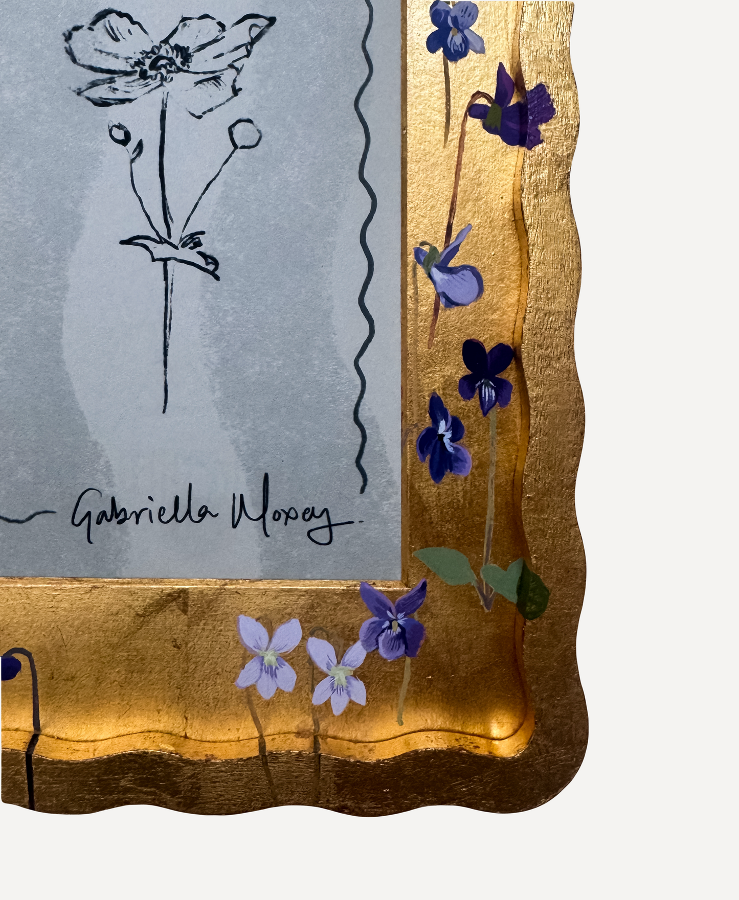Alma Frames x Gabriella Moxey A5 Woodland Dog Violet
