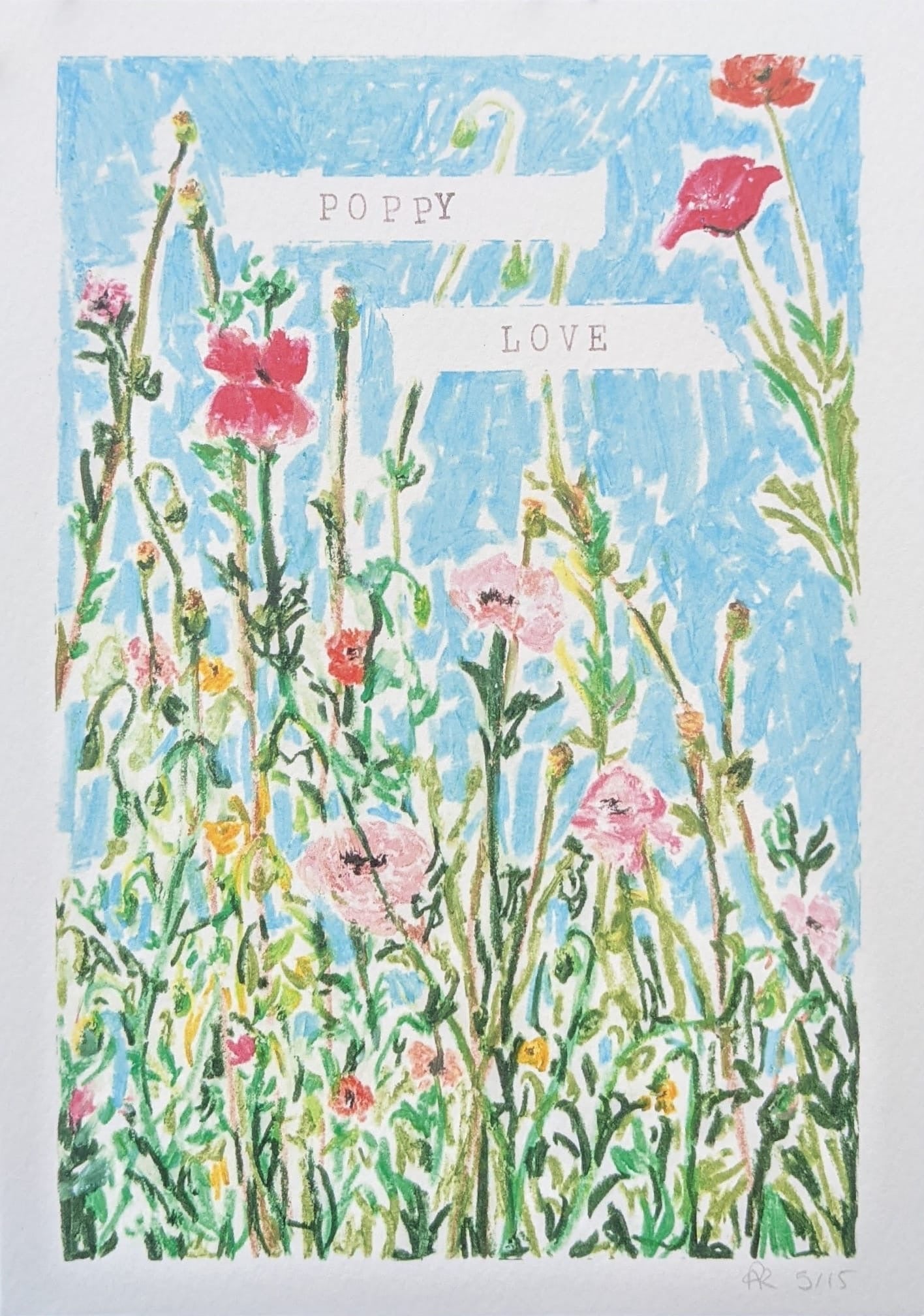 Alma x PWD Limited Edition Poppy Love Print