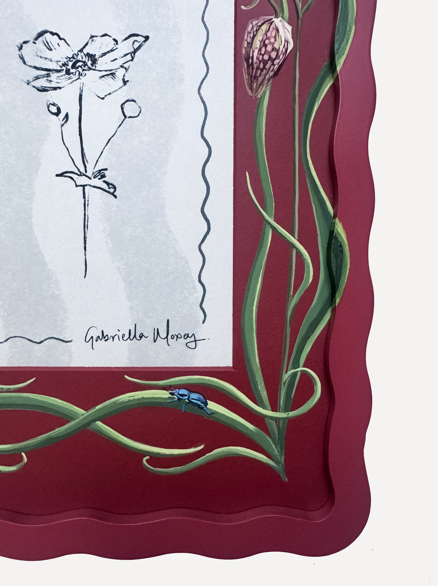 Alma Frames x Gabriella Moxey Snakeshead Fritillaries