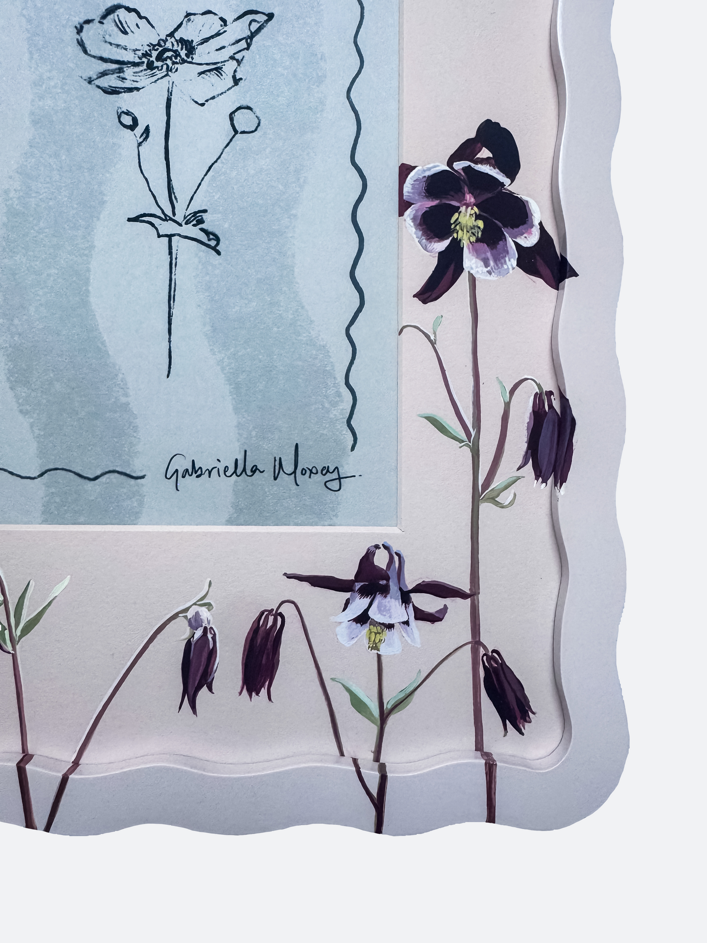 Alma Frames x Gabriella Moxey Aquilegia