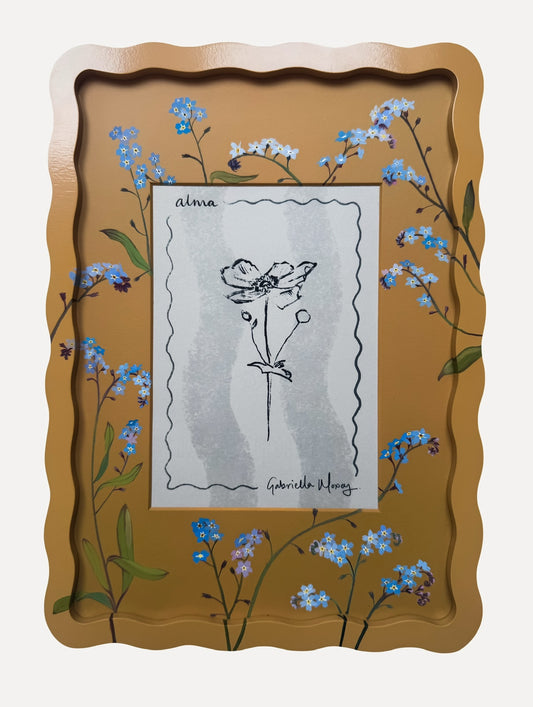 Alma Frames x Gabriella Moxey Forget Me Nots
