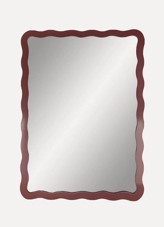 Brick Red Large Shimmy Mirror