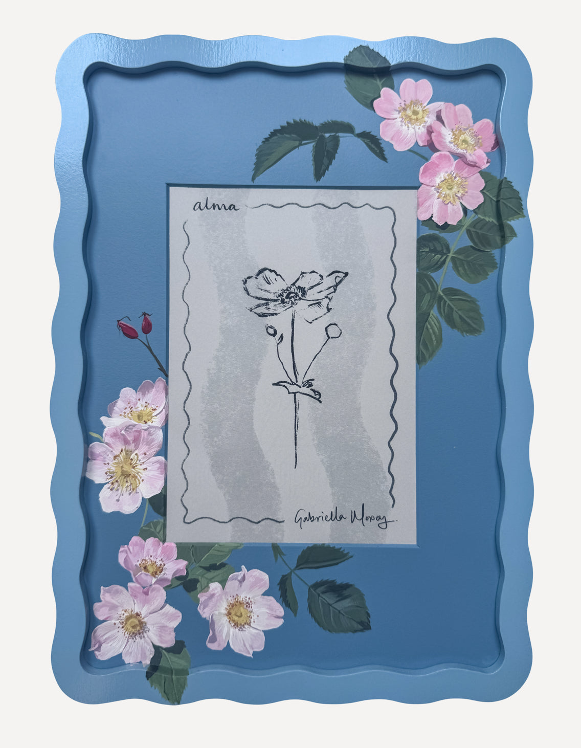 Alma Frames x Gabriella Moxey Dog Rose