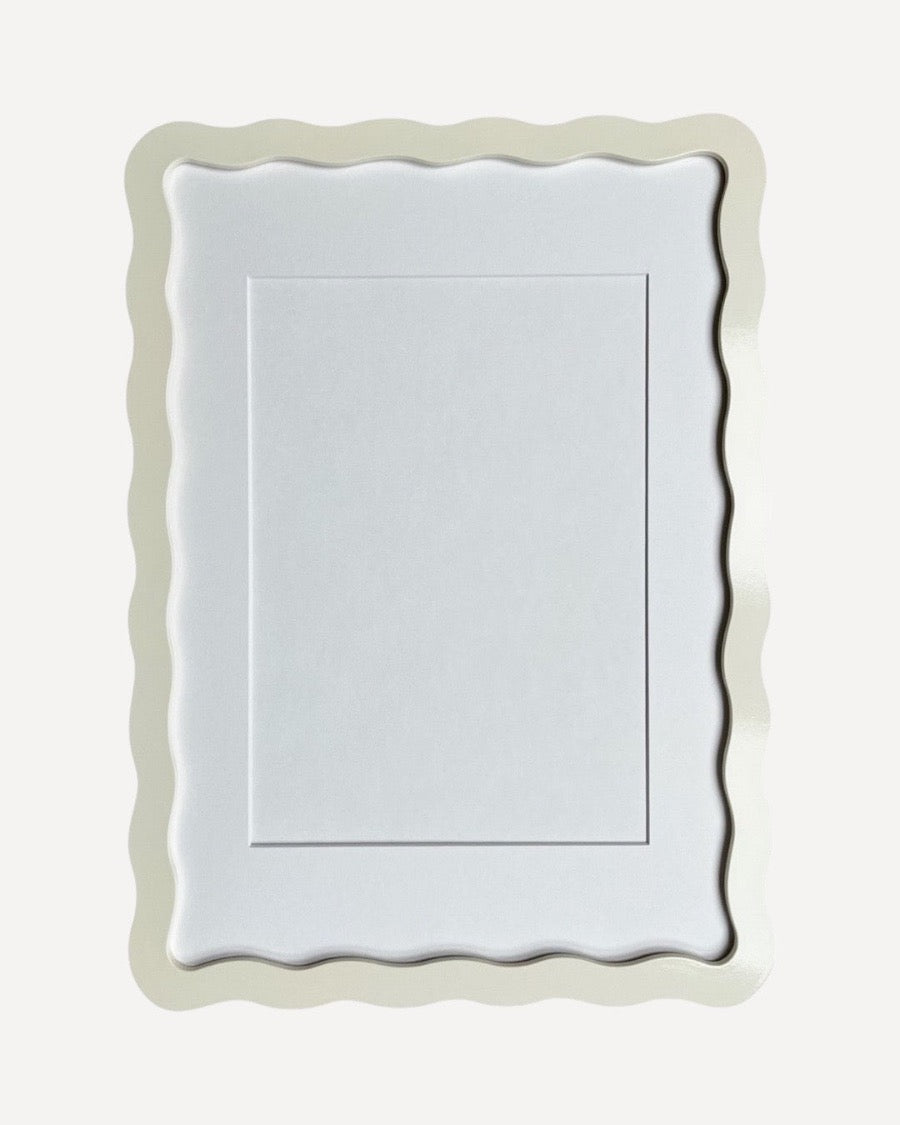 Soft White A3 Wiggle Frame