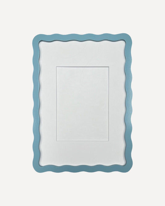 Stone Blue A4 Wiggle Frame