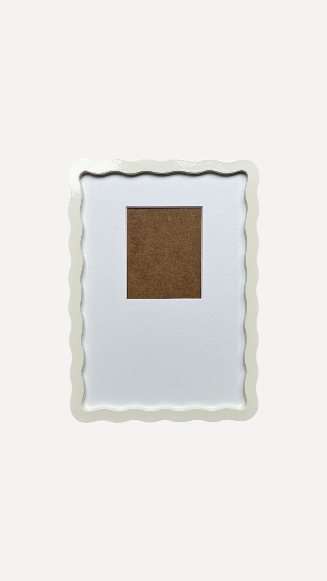 Soft White A5 Wiggle Frame