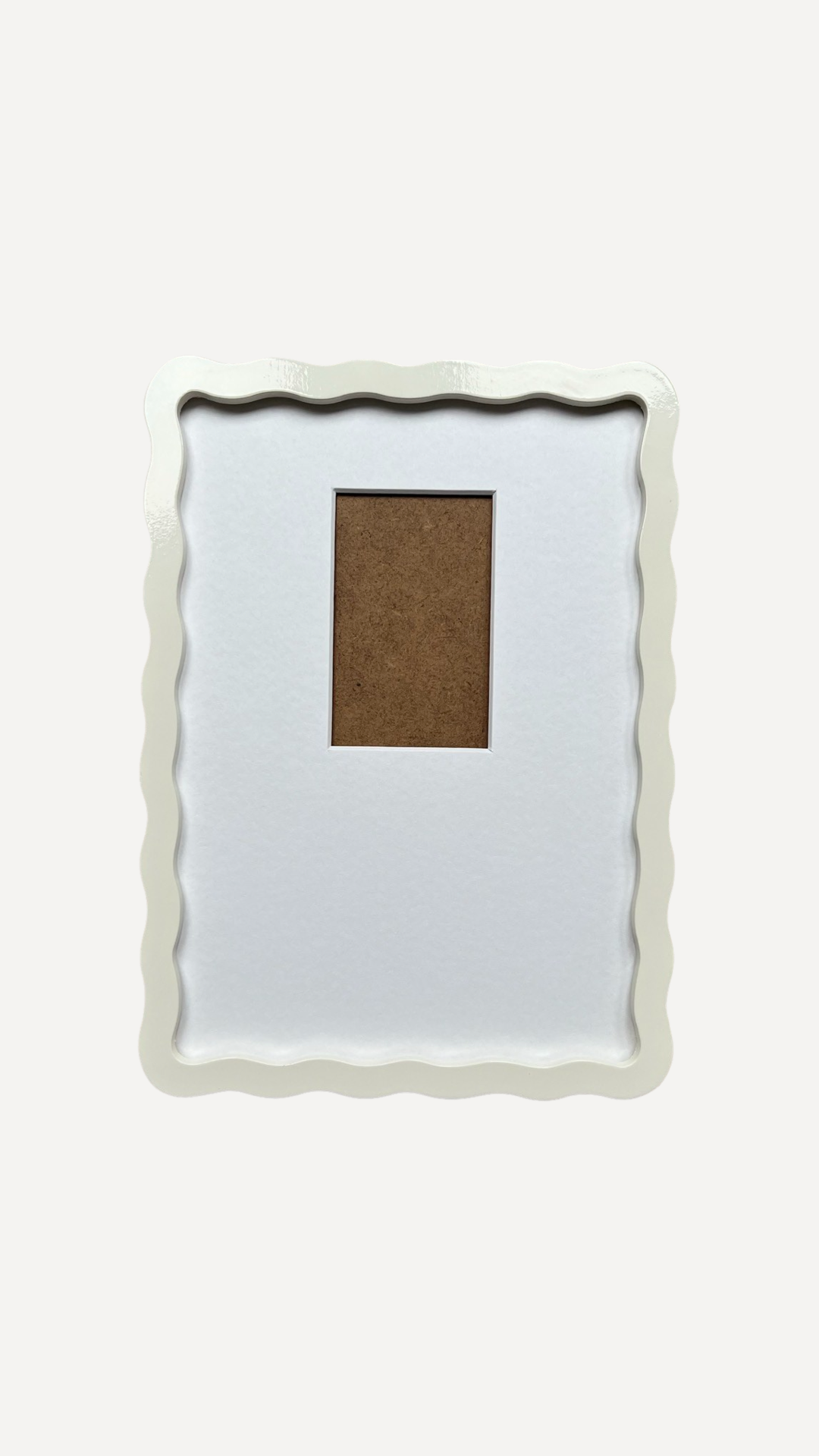 Soft White A5 Wiggle Frame
