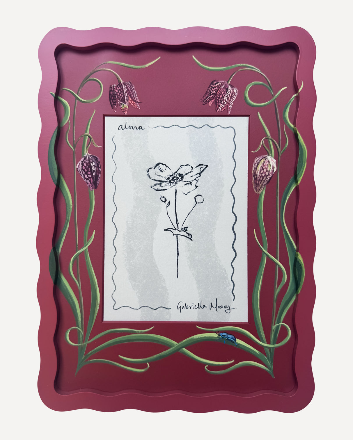 Alma Frames x Gabriella Moxey Snakeshead Fritillaries