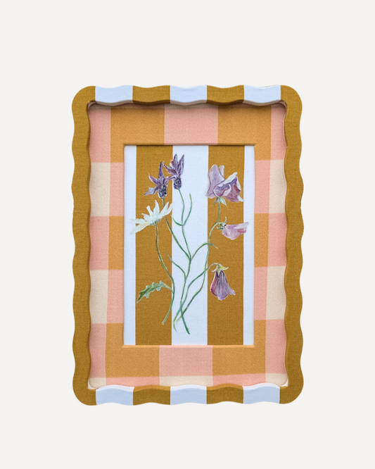 Alma x PWD A5 Hand Painted Sweet Pea and Lavender