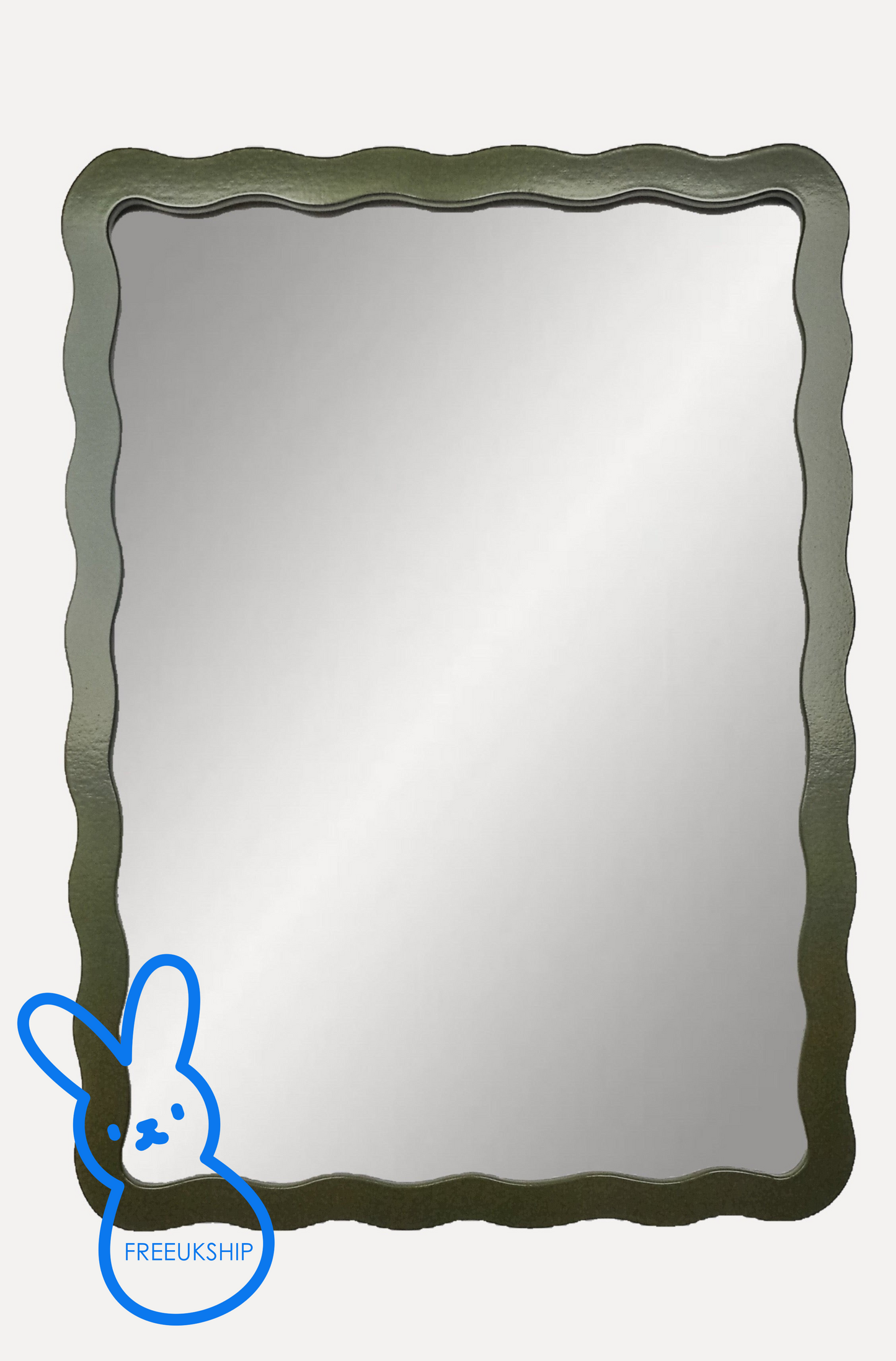 Olive Green Large Shimmy Mirror