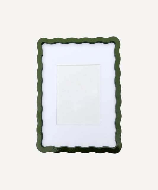 Olive Green A4 Wiggle Frame