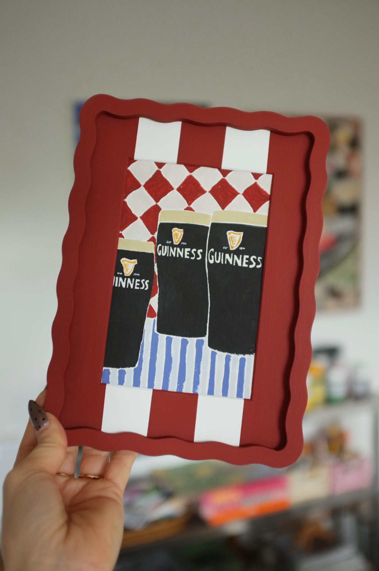 Grace Percival x Alma Frames Three Pints of Guinness