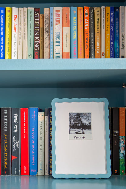 Stone Blue Wiggle Frame