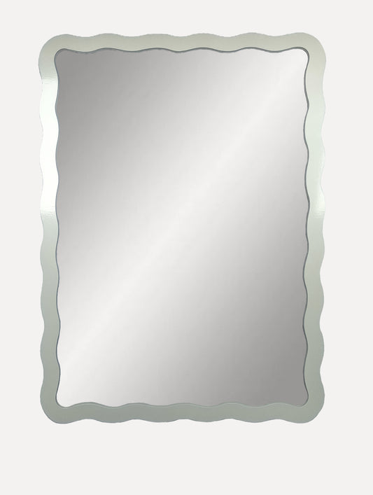 Soft White Large Shimmy Mirror