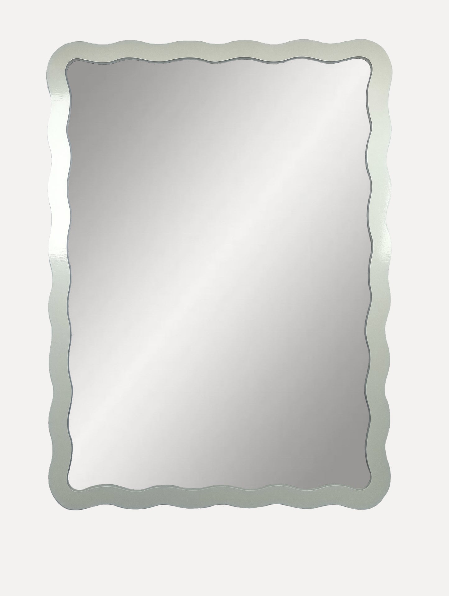 Soft White Large Shimmy Mirror
