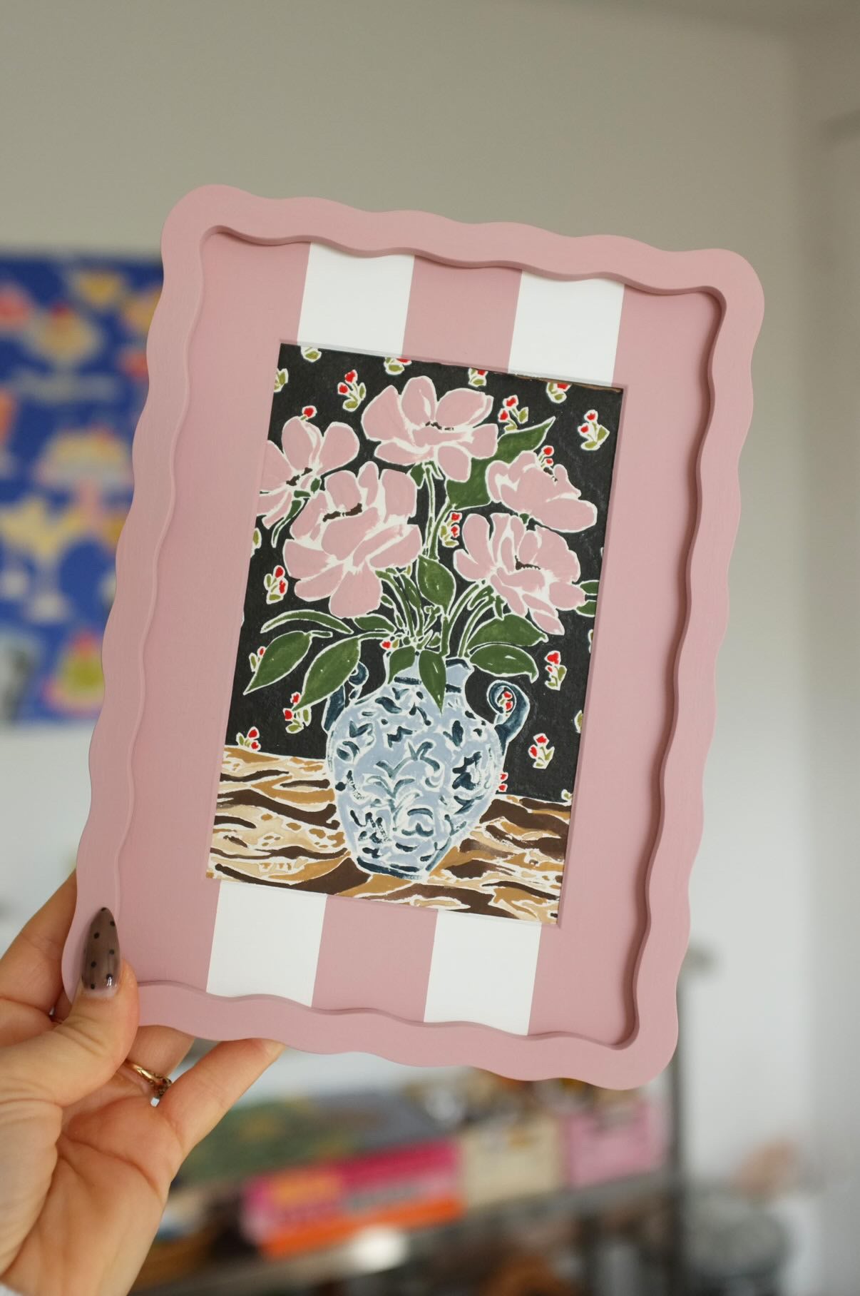 Grace Percival x Alma Frames Pink Peonies