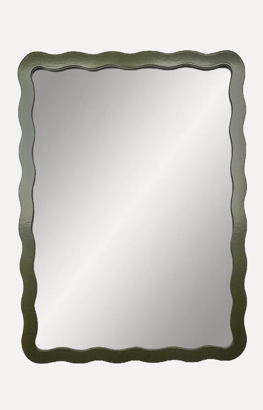 Olive Green Large Shimmy Mirror