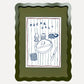 Olive Green Wiggle Frame