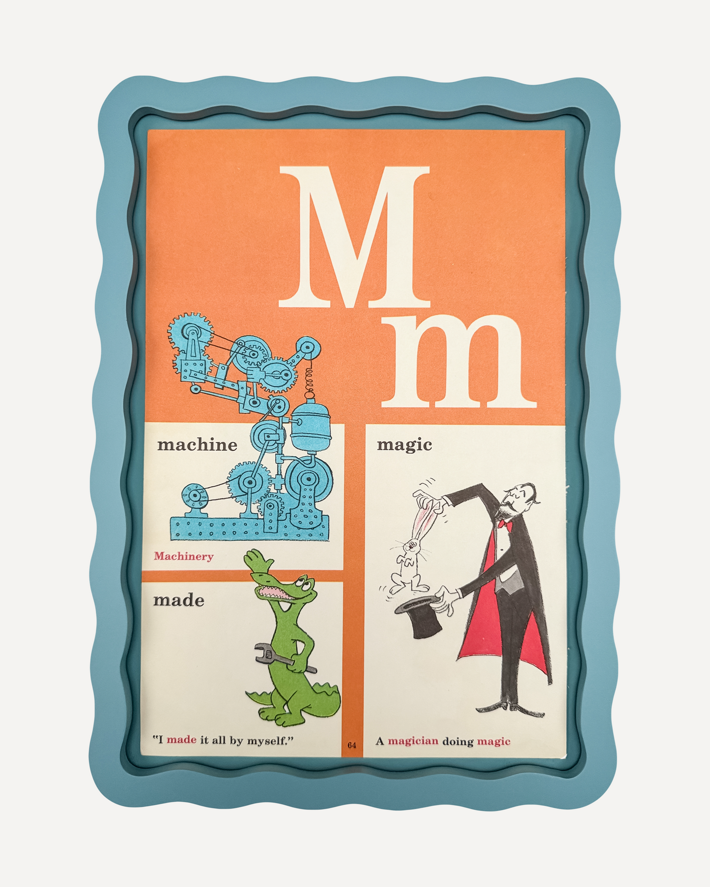 Alma x Fynd Homeware Vintage Cat In The Hat Letters