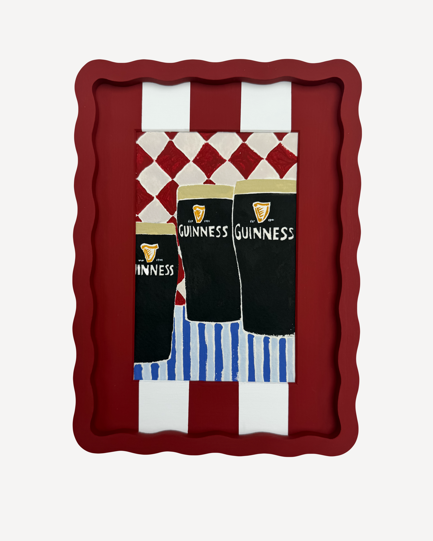 Grace Percival x Alma Frames Three Pints of Guinness