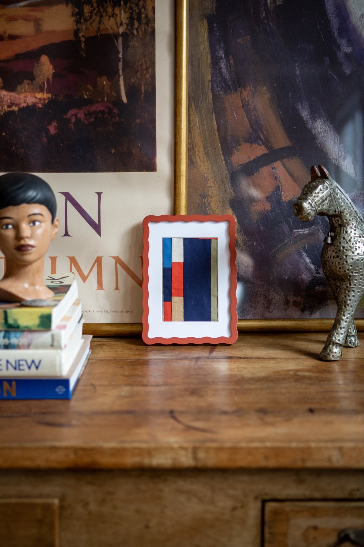 Brick Red Wiggle Frame