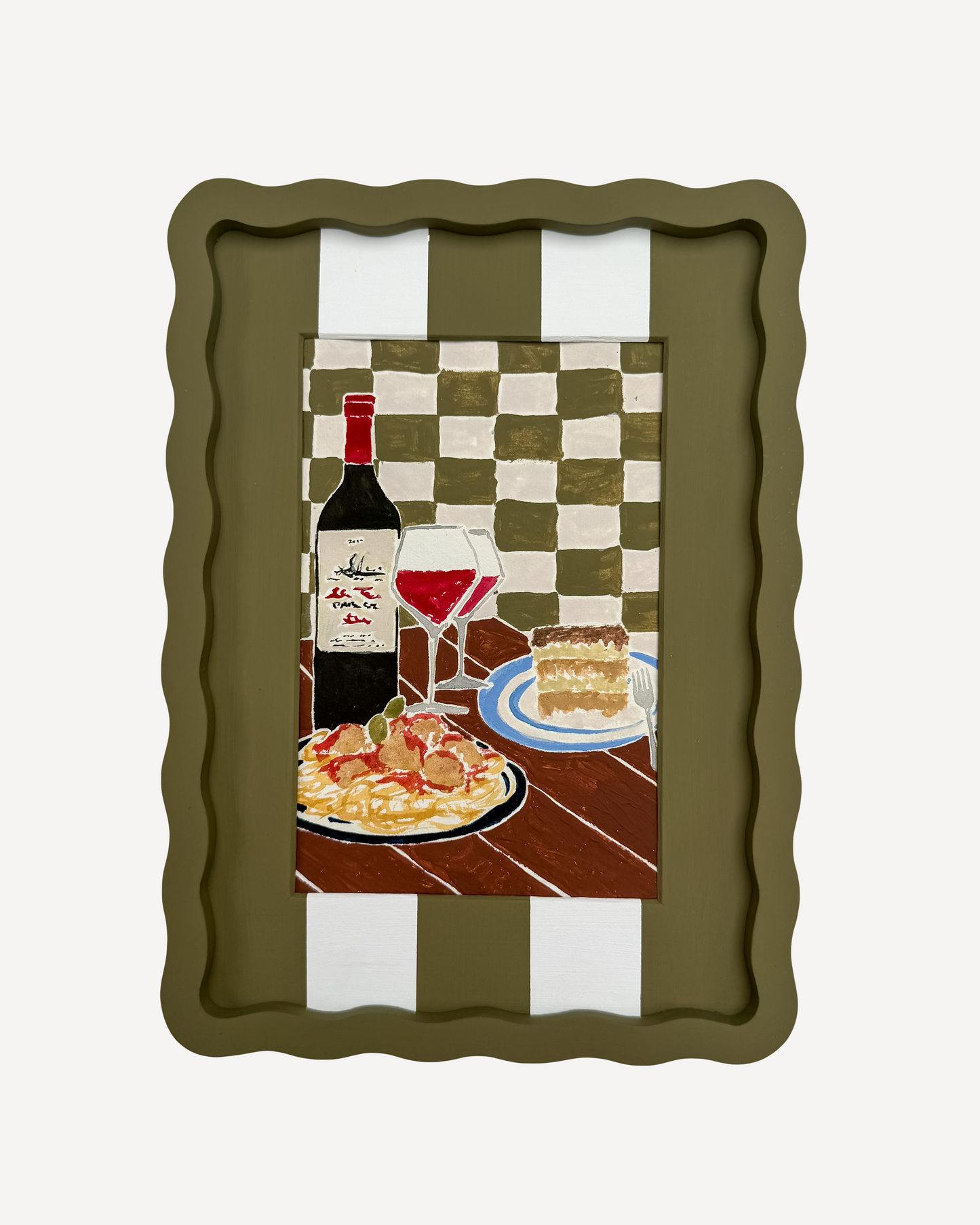 Grace Percival x Alma Frames Pasta Night