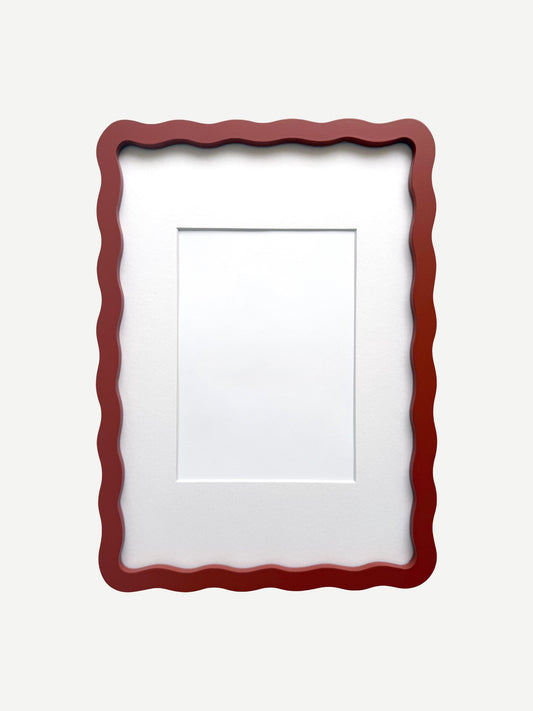 Brick Red Wiggle Frame