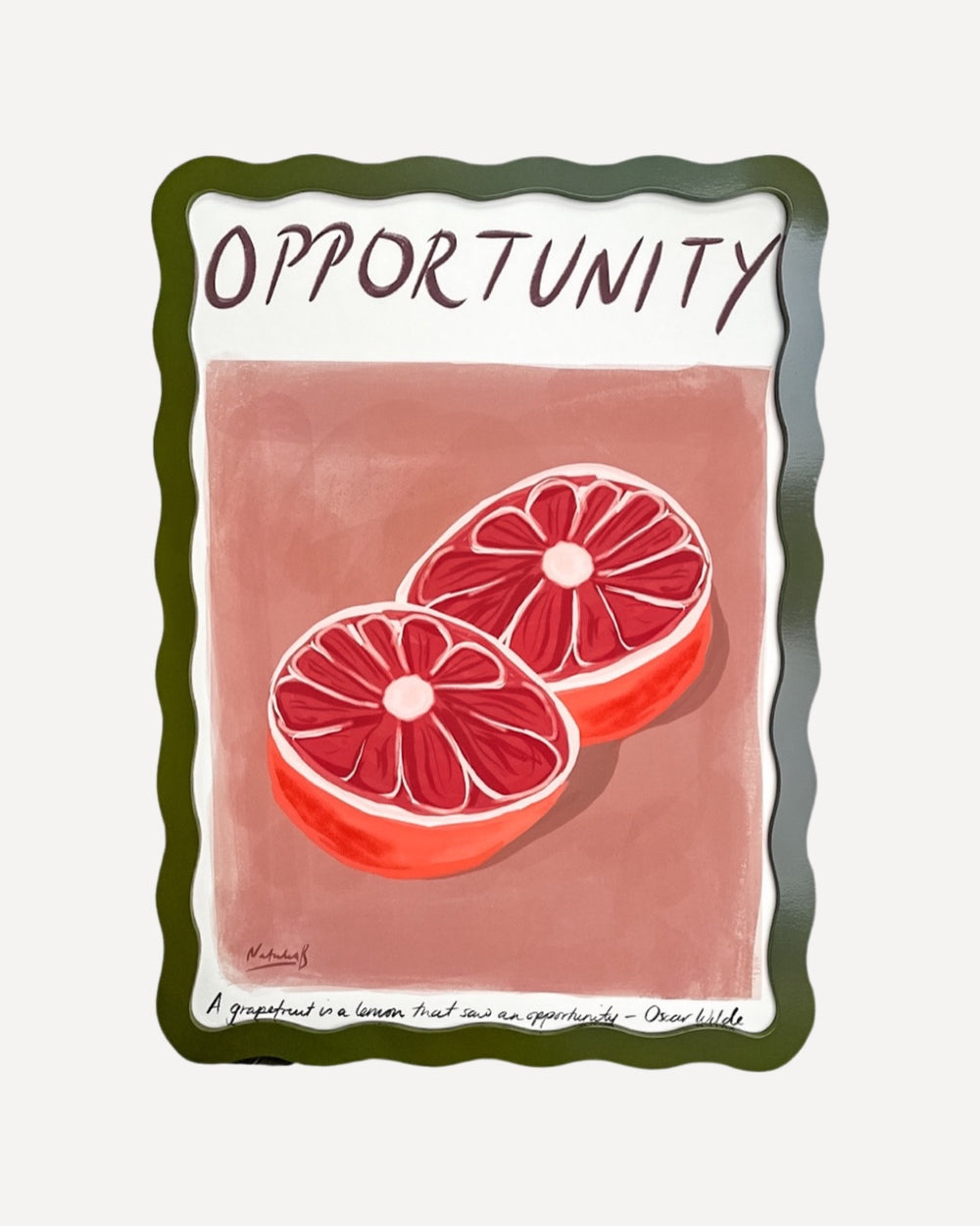 Stone Blue A5 Wiggle Frame Alma Frames