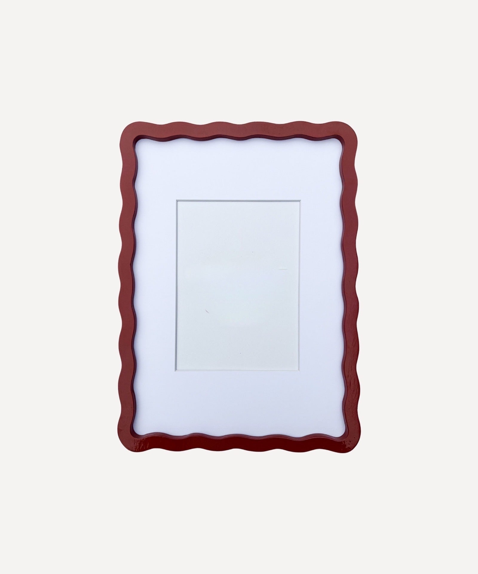 Oxblood Red A4 Wiggle Frame