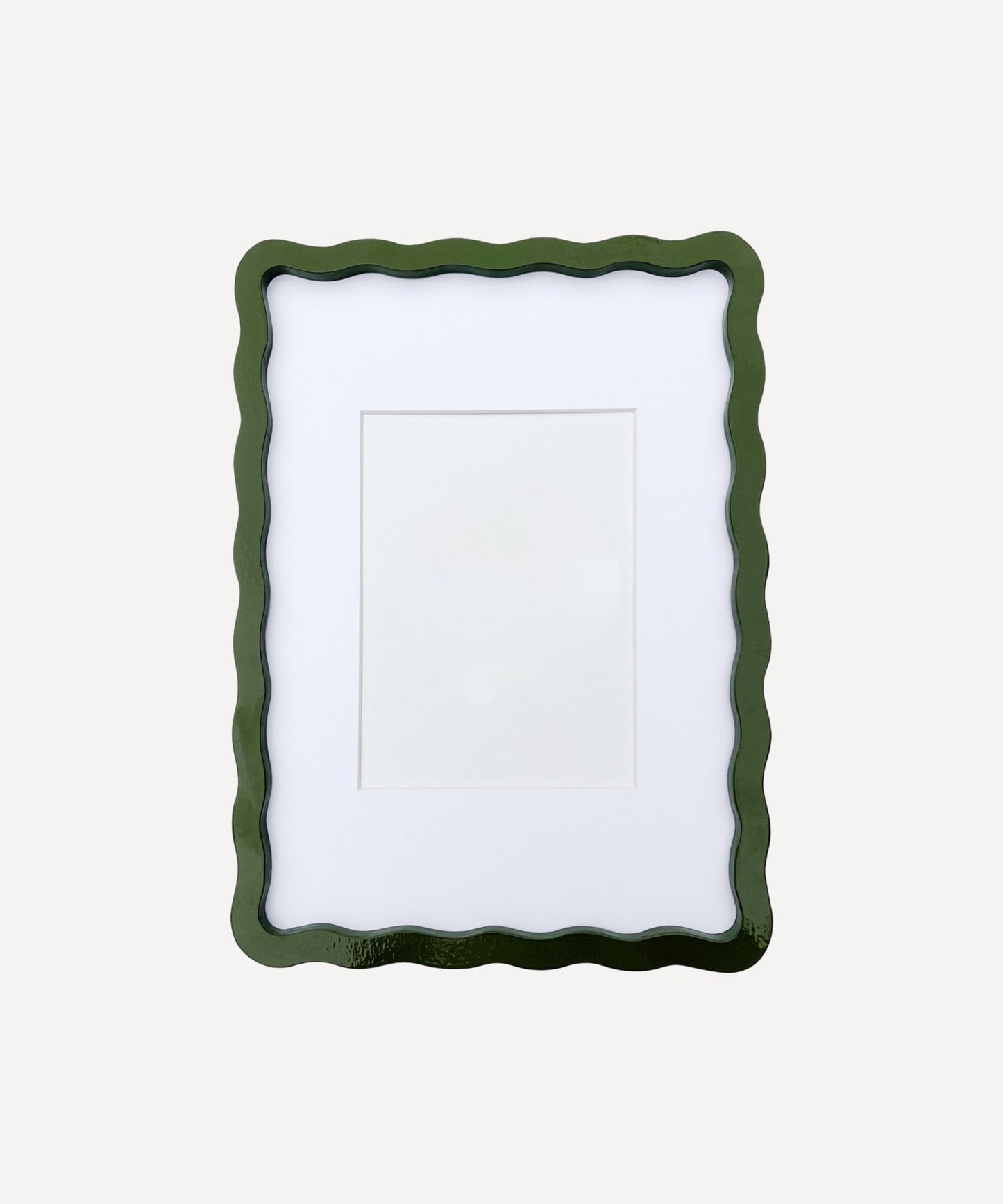 Olive Green A4 Wiggle Frame